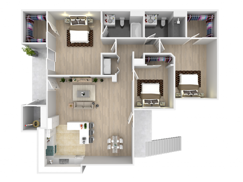 C3 Floor Plan  at Aspen Peak, Nevada, 89011